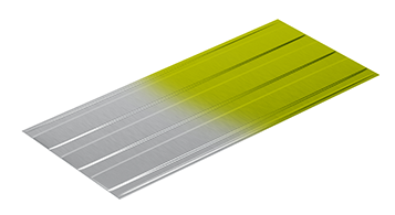 Coating for cooler plates Coating for cooler plates