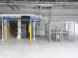 Glocken-Zerstäubung mit Isoliertisch Glocken-Zerstäubung mit Isoliertisch